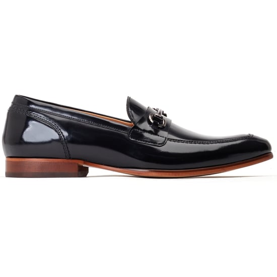 Base London Russo Leren Herenpantoffels Zwart - Image 5