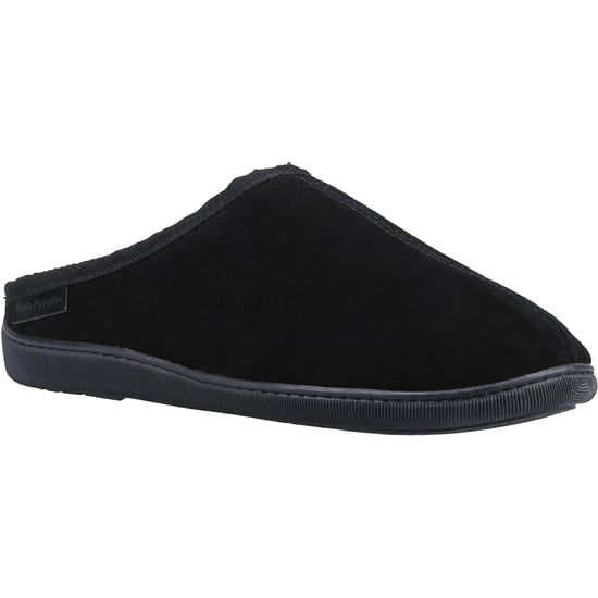 Hush Puppies Herenpantoffels Ashton Suède (Zwart) - Image 1