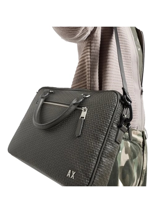 Armani Exchange Heren Relief Documentmap - Image 1