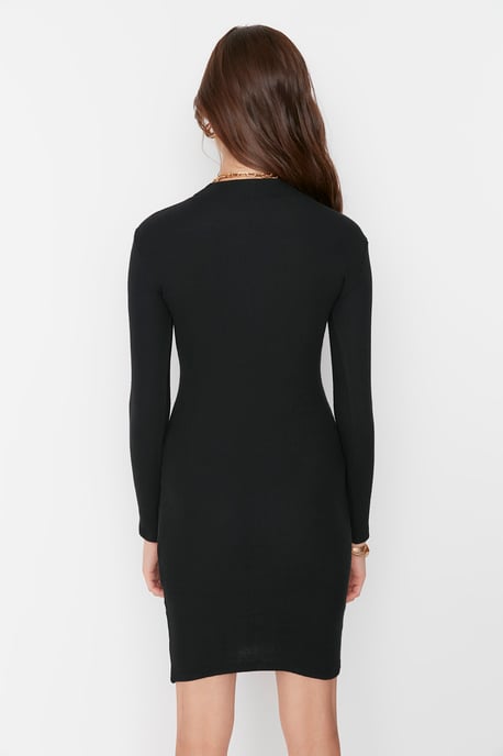 Trendyol Vrouw/Meisje  Staande kraag Bodycon Mini Jurk - Image 6