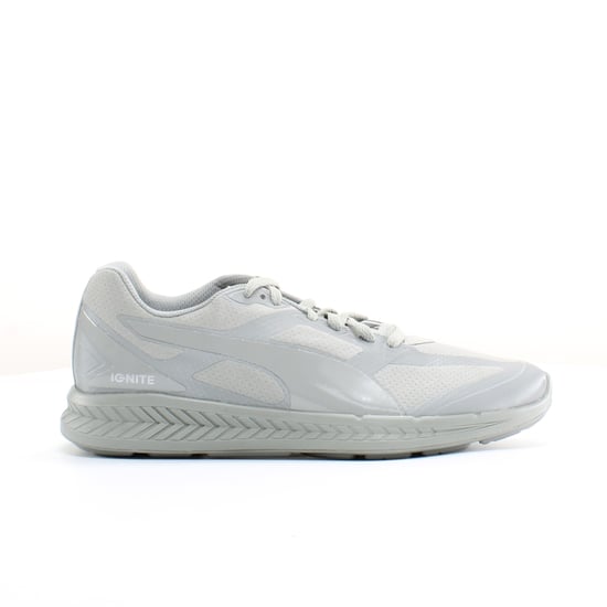 Puma Ignite Matt & Shine Grey Synthetic Mens Lace Up Trainers 359718 03