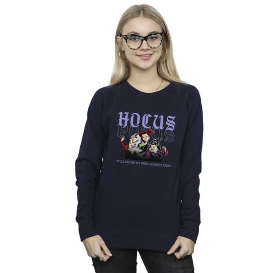 Disney Womens/Ladies Hocus Pocus Hallows Eve Sweatshirt (Navy Blue)