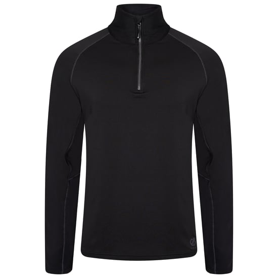 Dare 2B Mens Fuser Core Stretch Half Zip Thermal Top (Black)