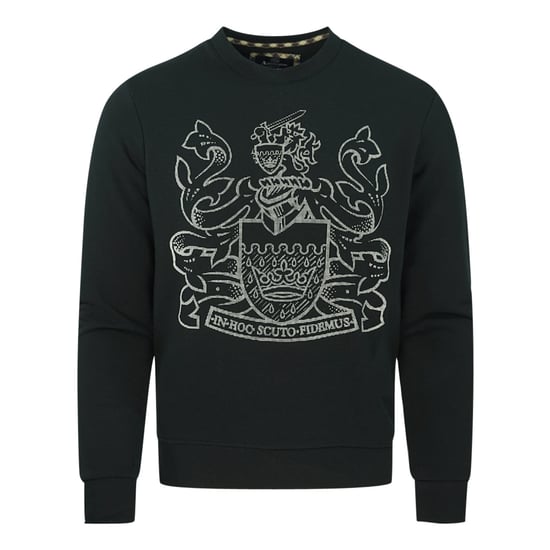 Aquascutum Grote Aldis Logo Zwarte Sweatshirt - Image 1