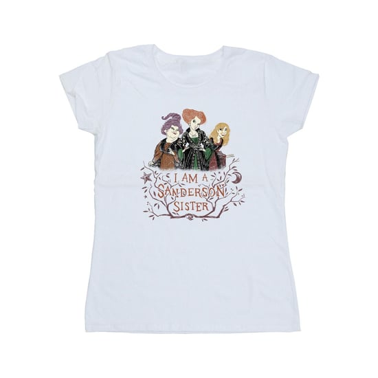 Disney Womens/Ladies Hocus Pocus Sanderson Sister Cotton T-Shirt (White)