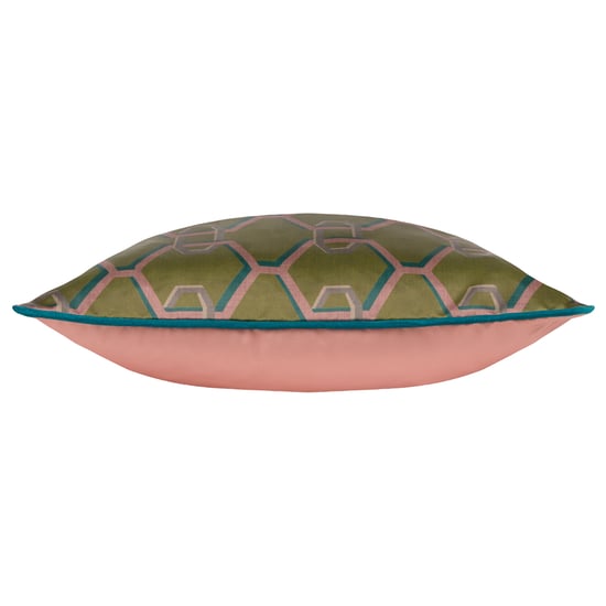 Paoletti Carnaby Chain Geometric Satin Cushion