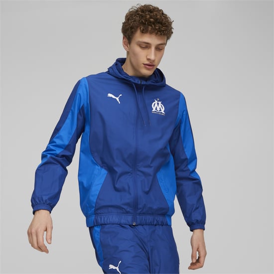 PUMA Mens Olympique de Marseille Pre-match Football Jacket