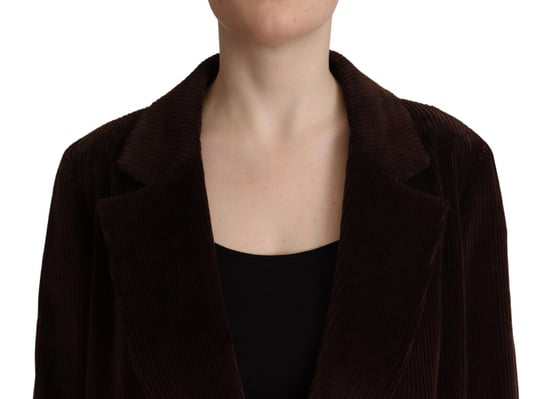 Lange dubbelgeknoopte trenchcoat met notched lapel van Dolce & Gabbana - Image 4
