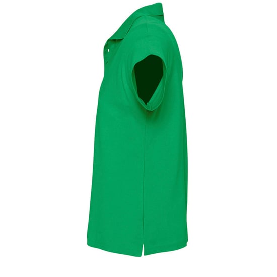 SOLS Heren Zomer II Pique Poloshirt met korte mouwen (Kelly Groen) - Image 3