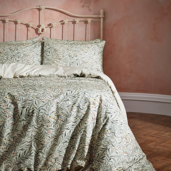 EW by Edinburgh Weavers Malory Botanisch Luxe Katoenen Dekbedovertrekset - Image 2