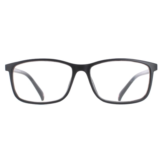 Montana Rectangle Unisex Matte Black Glasses