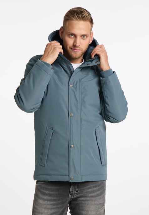 Mo winterjas mimo Heren blauw-grijs - Image 3