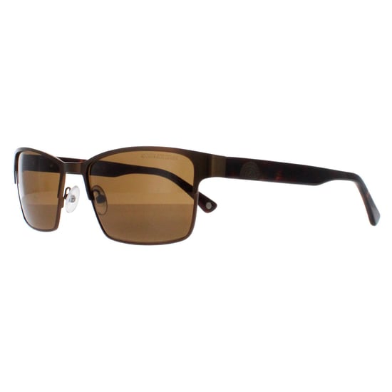 Duck and Cover Rectangle Mens Brown Black Brown DCS030