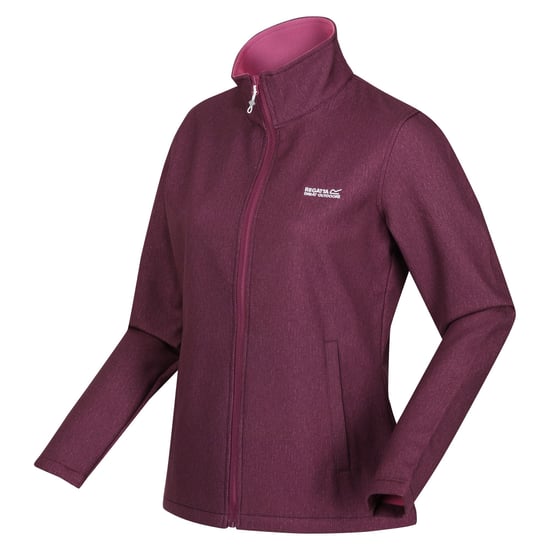 Regatta Dames/dames Connie V Softshell wandeljack (Amarant Marl) - Image 3
