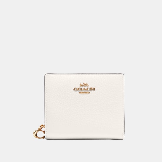 Refined Pebbled Leather Snap Wallet - Image 1