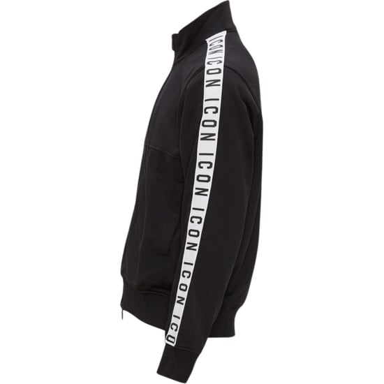 Dsquared2 getapete mouwen Dean Sport Fit zwarte jas - Image 2