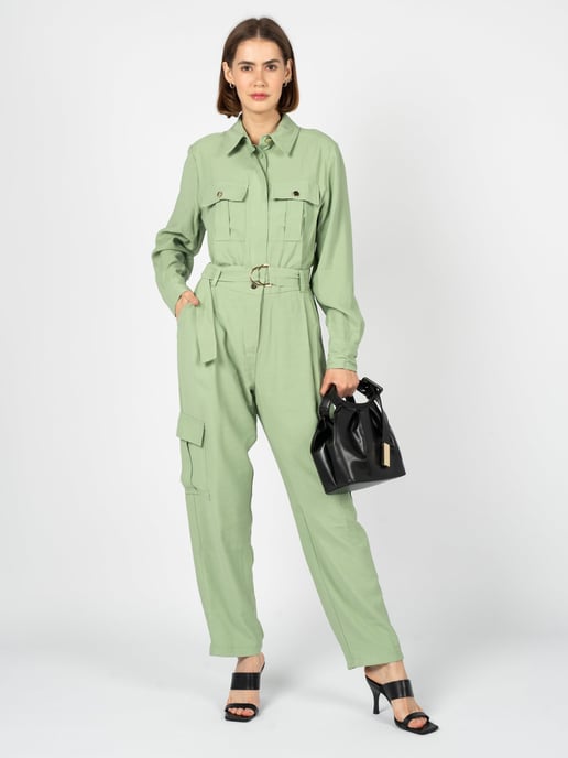 Silvian Heach Overalls Vrouw groen - Image 2