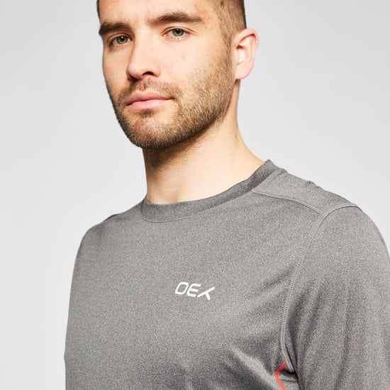 OEX Men's Zephyr Quick Drying & Lightweight Short Sleeve Athletic Fit Baselayer Top