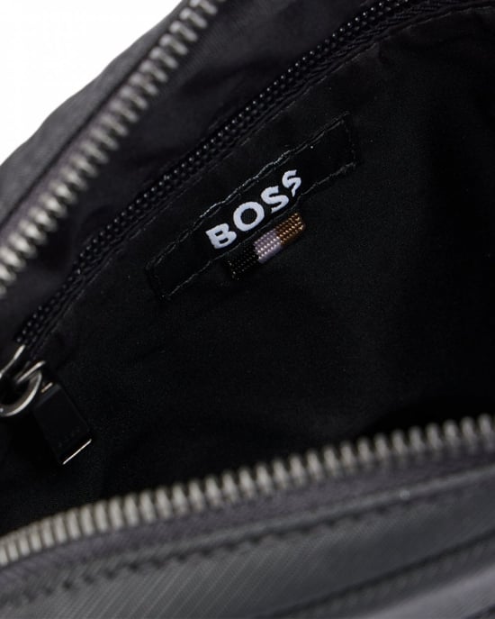 BOSS Orange Catch 3.0 Heren Crossbody Tas met Handtekening Gestreepte Riem - Image 3