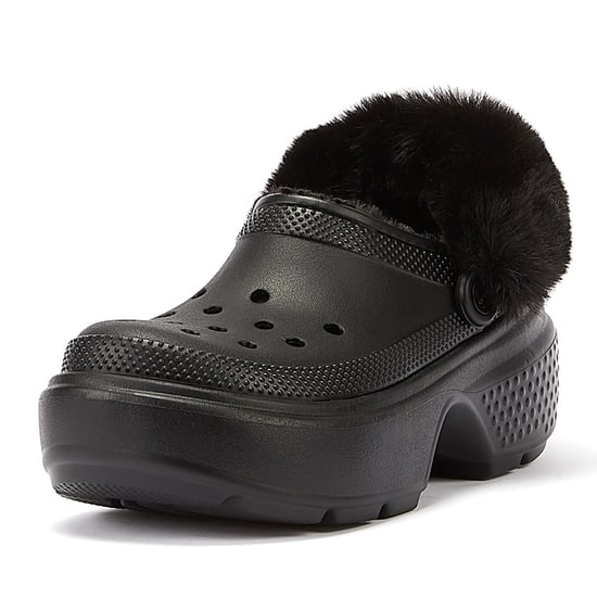 Crocs Stomp Gevoerd Klomp Dames Zwart Sandalen - Image 3