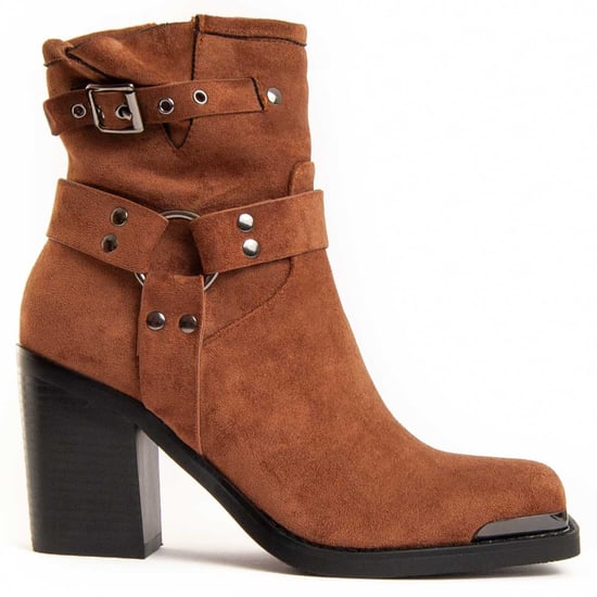 Montevita Heel Ankle Boot Town In Brown