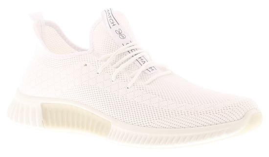 Men's Crosshatch Rideout Trainers in White - Image 1