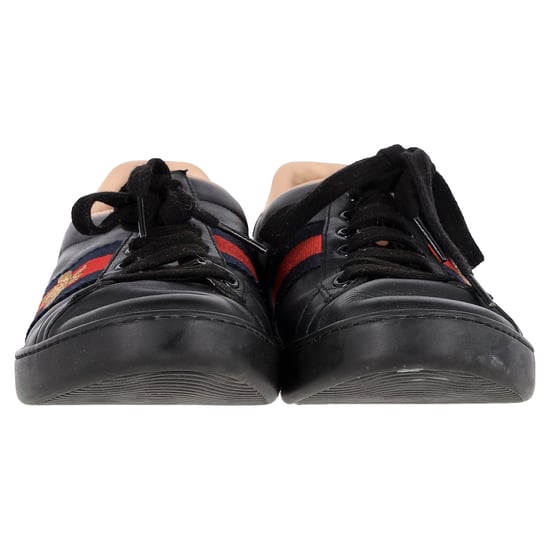 Gucci Ace Bee Lage Sneakers van Zwart Kalfskindleder - Image 3