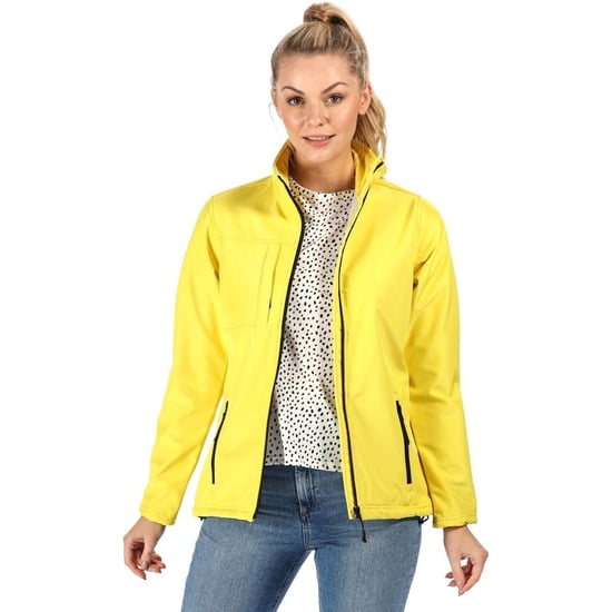 Regatta - Dames Professional Octagon II Waterdichte Softshell Jas (Geel/Zwart) - Image 2