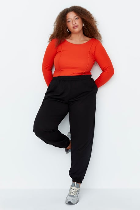 Trendyol Vrouwelijk Normale taille Loszittend Grote maten joggingbroek - Image 2