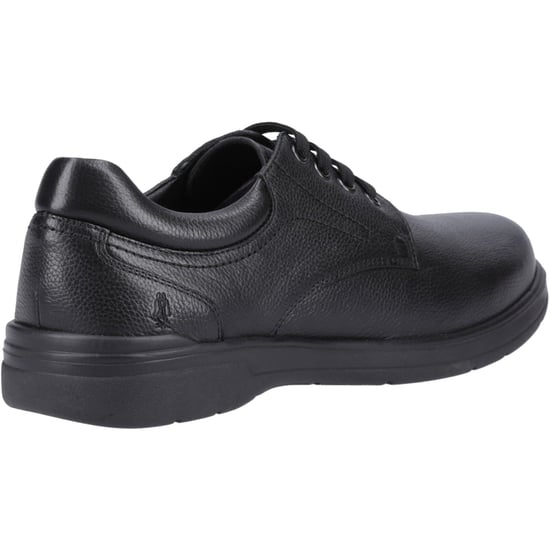 Hush Puppies Marco Leer Heren Zwart Veterschoenen - Image 2