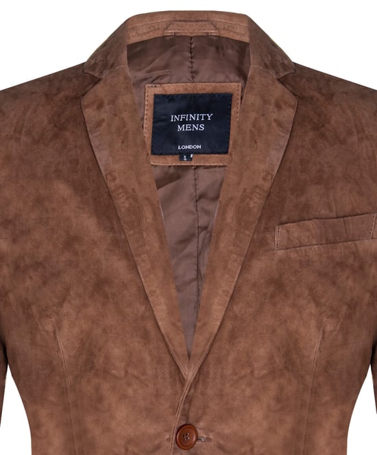 Blazer suède jas Zachte Italiaanse leren jas - Image 4