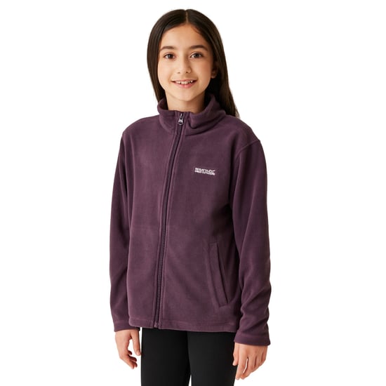 Regatta Groot Buitenshuis Kinderen/Kinderen King II Lichtgewicht Full Zip Fleece Jasje (Diepe pruim) - Image 3