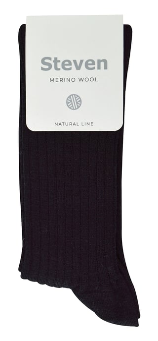 Steven - Dames 1 Paar Originele Merino Wollen Sokken - Outdoor Boot Sokken - Zwart - Image 2