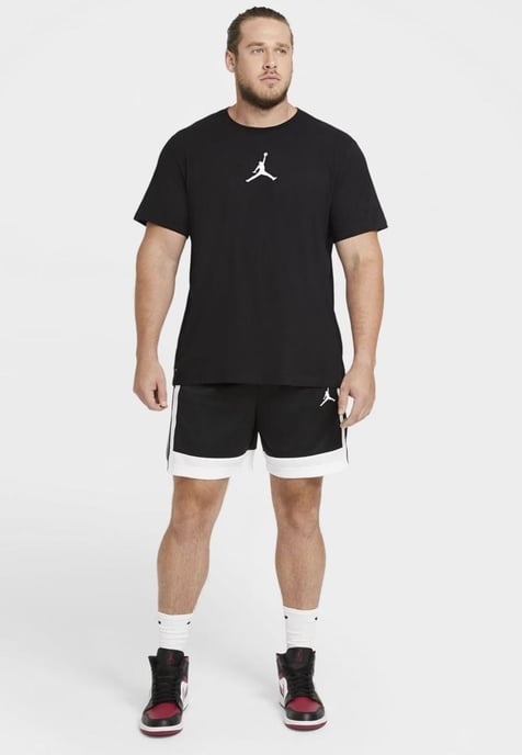 Nike Air Jordan Jumpman T-shirt met ronde hals voor heren in zwart - Image 4
