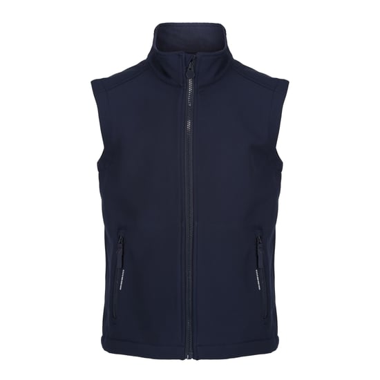 Regatta Childrens/Kids Ablaze Softshell Reflective Gilet (Navy)