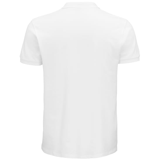 SOLS Mens Planet Pique Organic Polo Shirt (White)