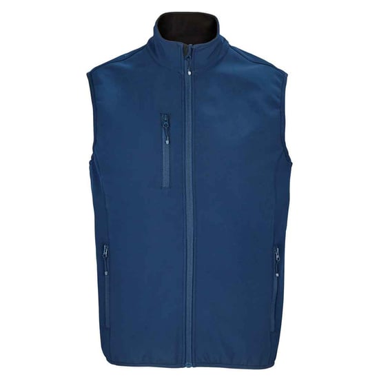 SOLS Heren Falcon Softshell Bodywarmer met rits (Afgrond blauw) - Image 1
