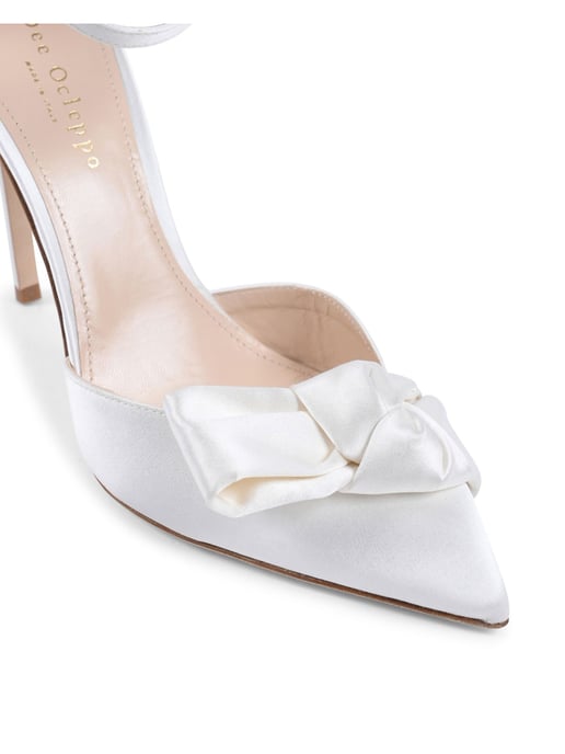 Linda - Ankle Strap Heel Sandal Ivory