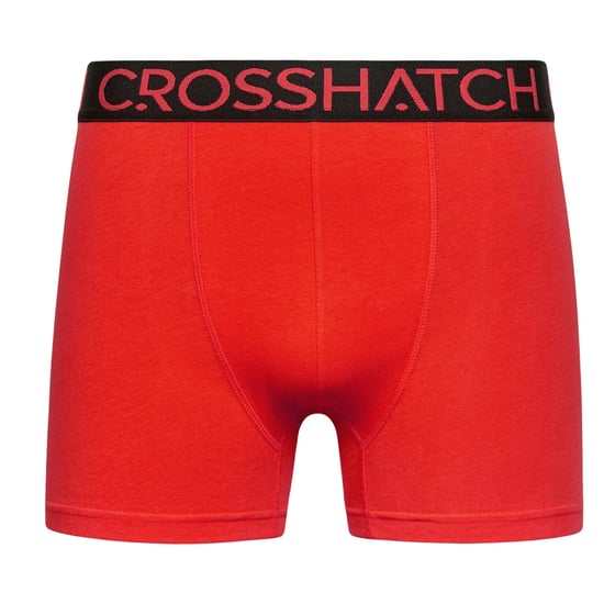 Crosshatch Heren Highlighter Boxer Shorts (Pack of 3) (Groen/rood) - Image 3