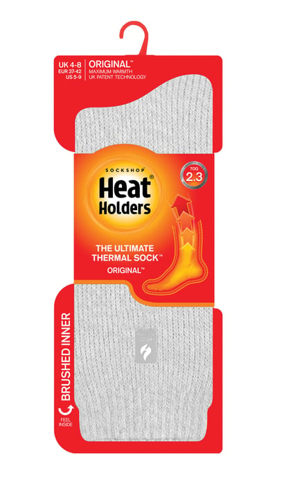 Heat Holders Dames Dikke Warme Thermische Sokken - Zilvergrijs (Wenen) - Image 2