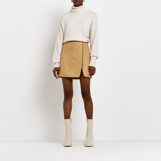 River Island Womens Mini Skirt - Brown