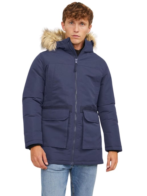 Jack & Jones Jas Winter Wing Parka Blauw - Image 5