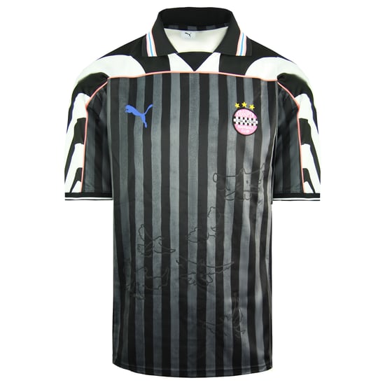 Puma x Kidsuper Studios DryCell Sleeve Black Grey Mens Football Shirt 598466 01