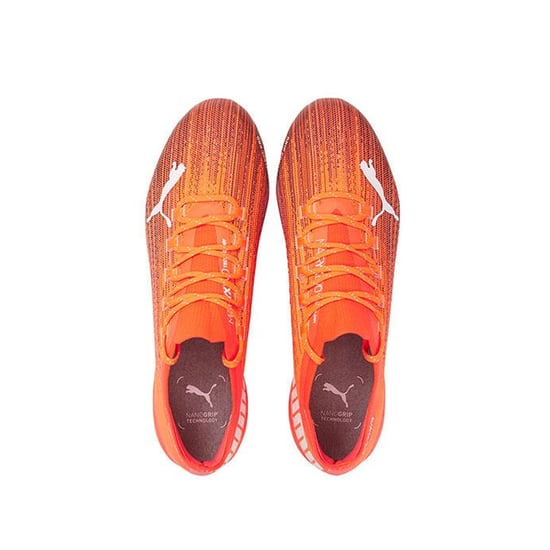 Puma Ultra 1.1 FG/AG Lace-Up Orange Synthetic Mens Football Boots 106044 01