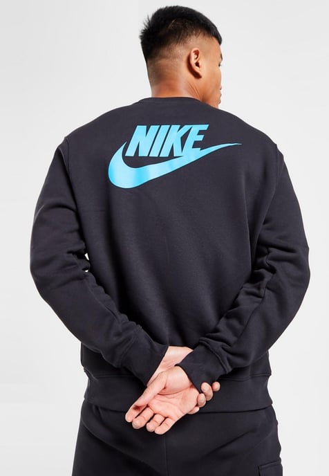 Nike Sportswear Standard Issue Heren Crew Trainingspak in Zwart - Image 2