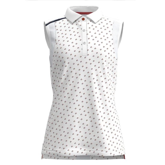 Forelson Dames/Dames Buckland Patroon Poloshirt (Wit) - Image 1