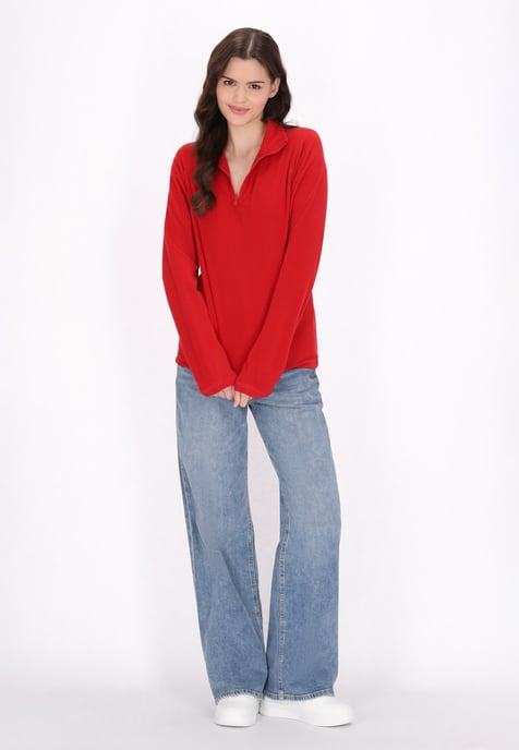 Mymo Fleece trui Dames rood - Image 2