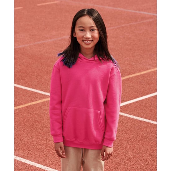 Fruit Of The Loom Kids Unisex Classic 80/20 Hoodie (Paars) - Image 1