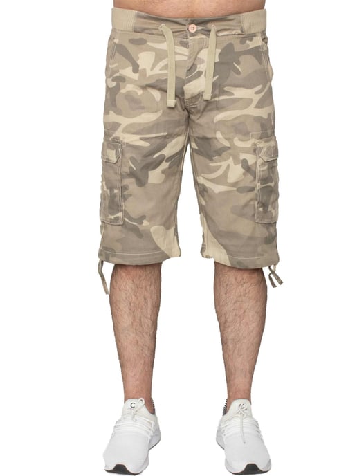 Enzo | Heren Cargo Combat Camo Korte Broek - Image 1