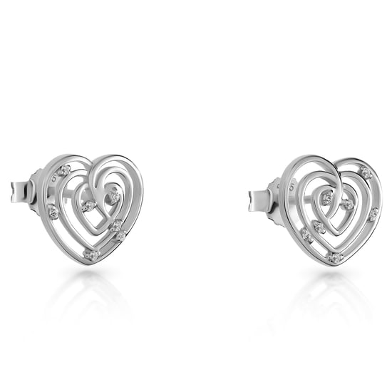 Orphelia 'Euphoria' Dames 925 Sterling Zilveren Stud Oorbellen - Zilver ZO-7522 - Image 5